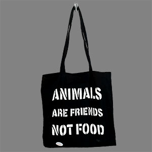 Animals Are Friends Not Food Tote Bag