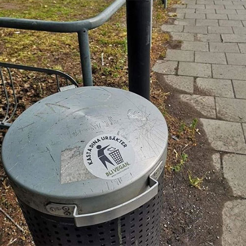 Trash Can Sticker