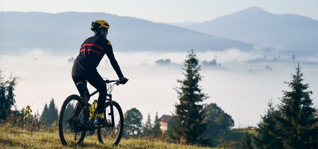 man on mtb