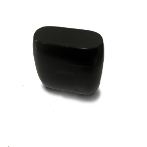 Svart fodral för trådlösa hörlurar